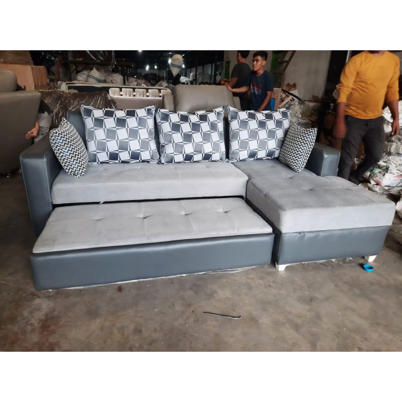 Sofa Sudut L - Sofa Bed Legian Garansi 5 Tahun.