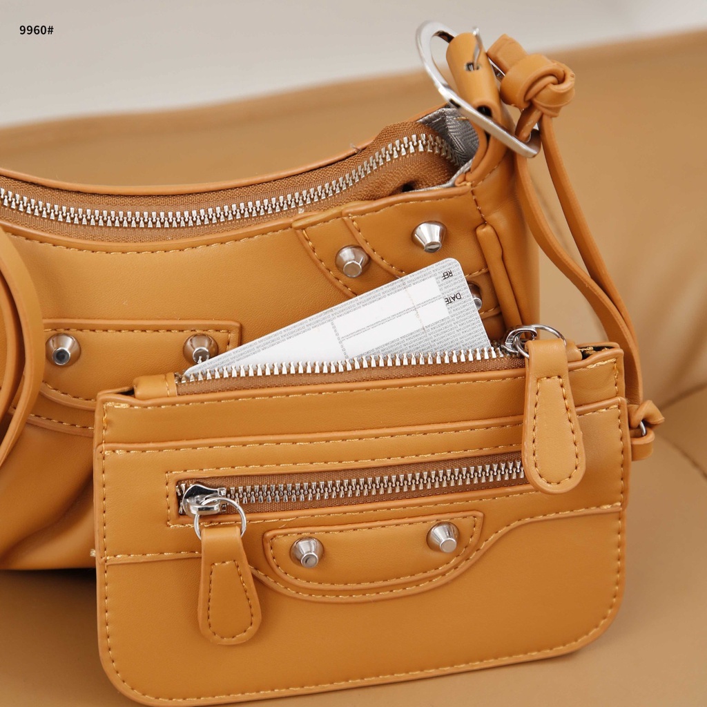 BC Small Leather Shoulder Bag 9960
