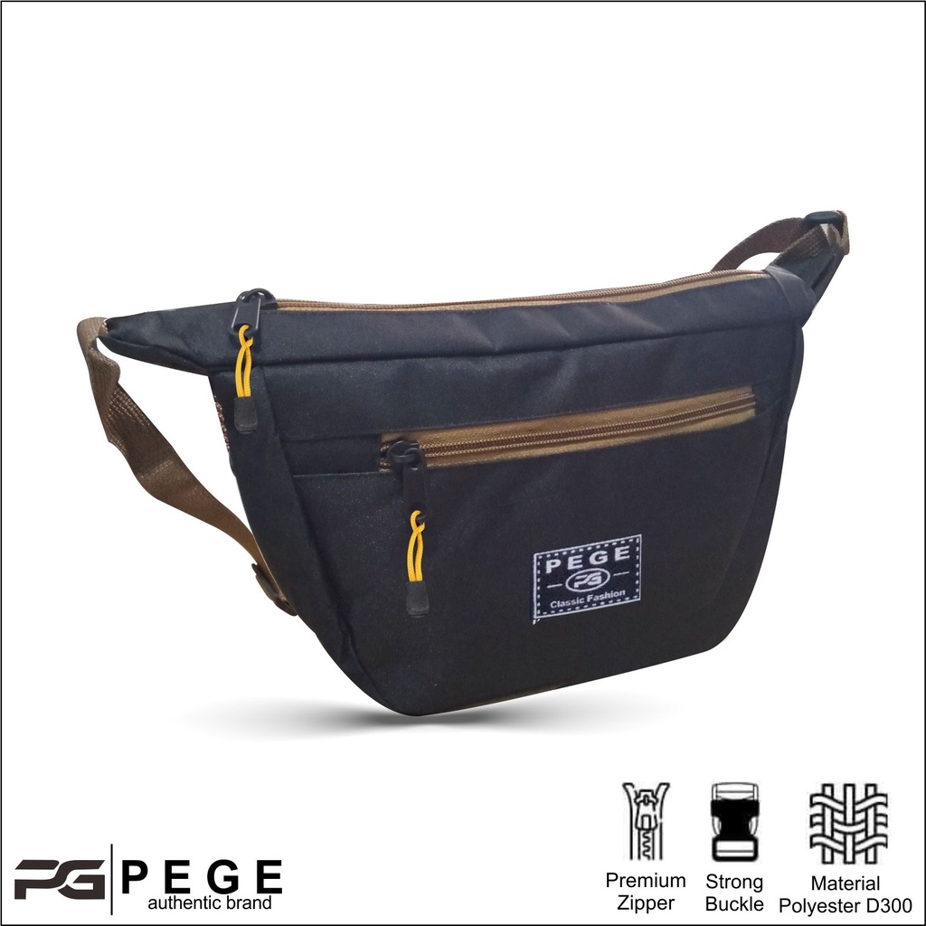 Tas Selempang Pria Slingbag Slempang Bahu Kasual Cowok Cocok Untuk Sehari Hari - PG 8885