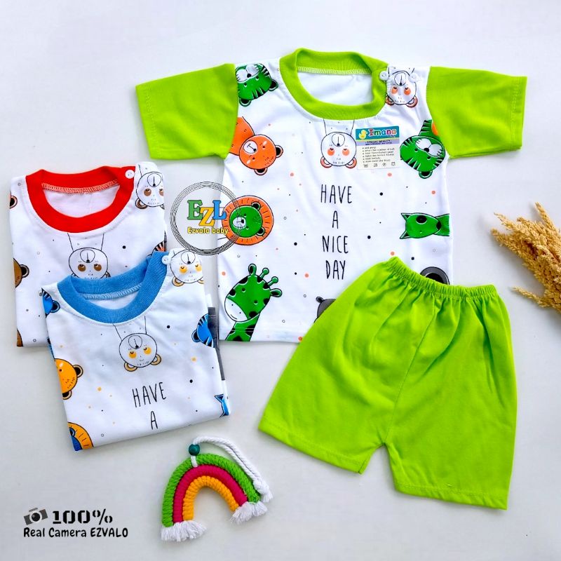 BAJU BAYI SETELAN LENGAN PANJANG KAOS OBLONG 3-12