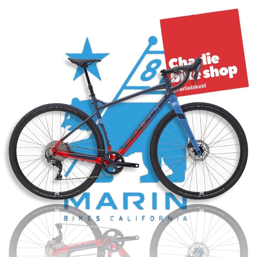 Fullbike Gravel Bike Marin Gestalt X11 - Grey - Sepeda Gravel