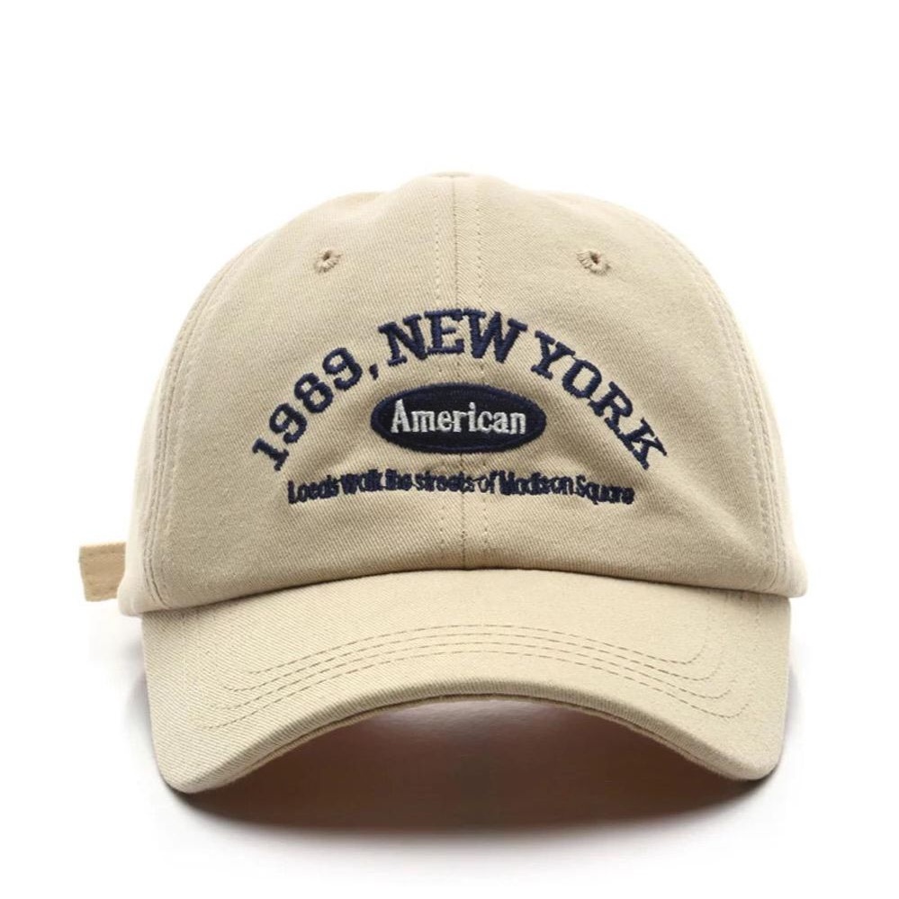 TOPI ACCESORIS PRIA WANITA DEWASA DISTRO BISBOL COSTOM BORDIR NEW YORK 1989 FASHION HAT CASUAL KEREN KOREAN STYLE