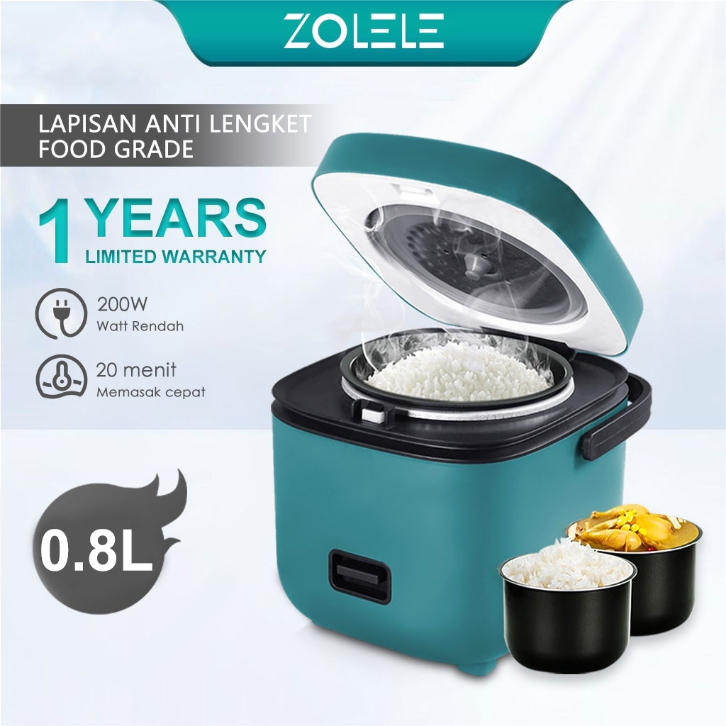 Jual ZOLELE Rice Cooker Mini 0.8L Penanak Nasi Sehat Mewah Pressure