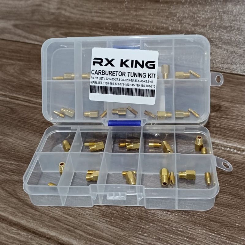 paket lengkap pilot jet,main jet rx king