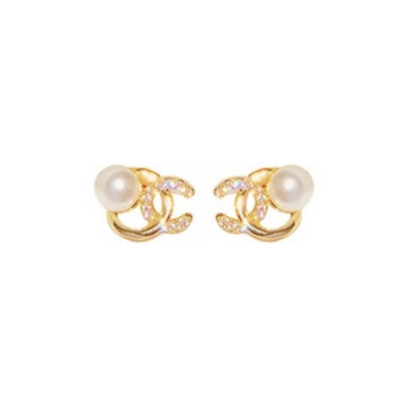 FerenHongXia Anting Tusuk Gantung Desain Bunga Gaya Korea Untuk Wanita