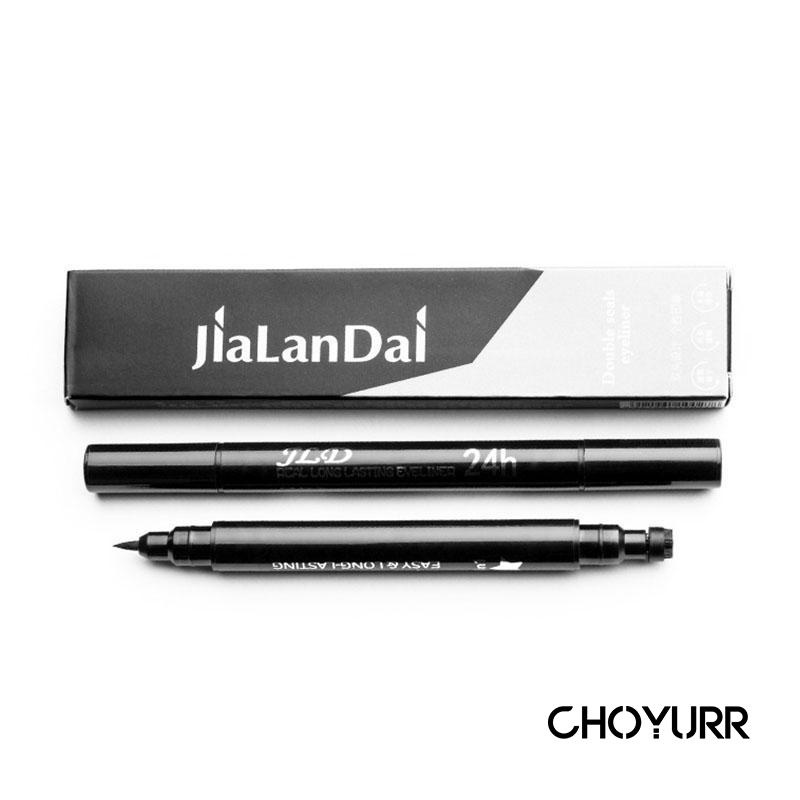 【COD】2 in 1 Eyeliner Stamp Eyeliner Dua Sisi Double Head Eyeliner Profesional Makeup Liquid Pencil Eyeliner 100% Original-CH