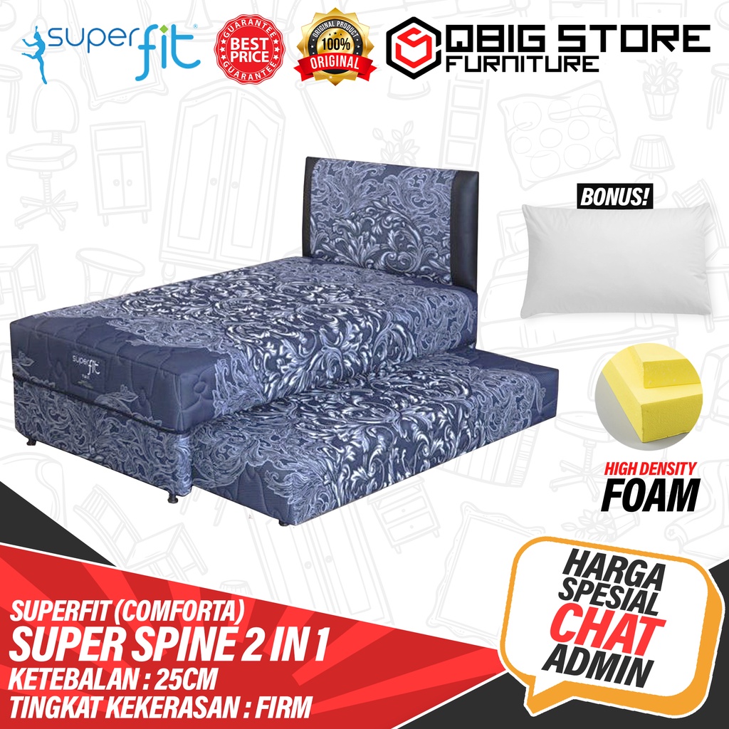 Comforta SuperFit Spring bed 2in1 (Full Set)