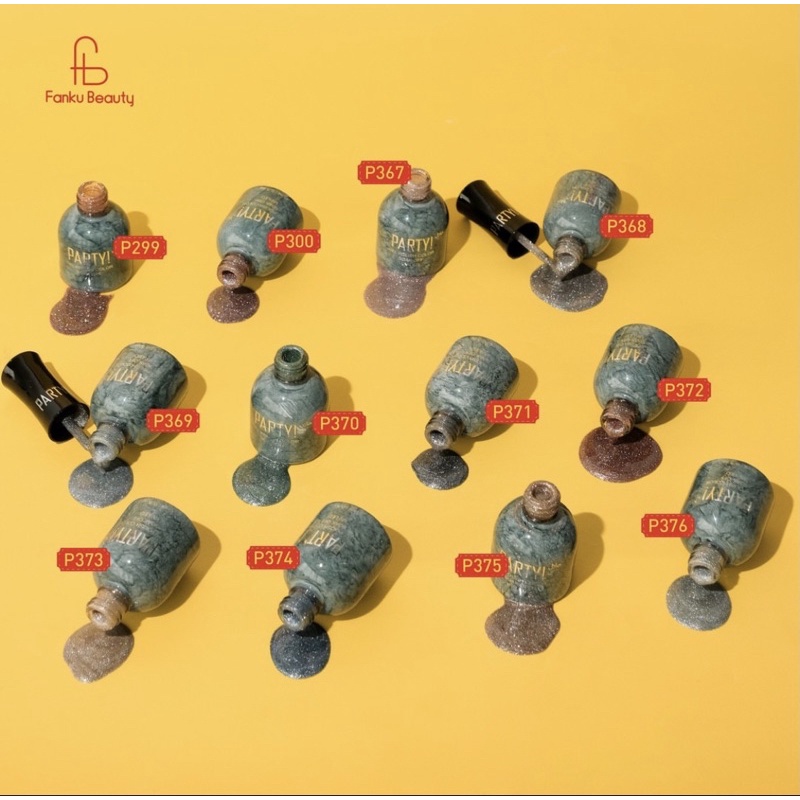 PARTY GEL HALAL REFLECTIVE GLITTER NAIL ART GEL / FLASH GEL NAIL