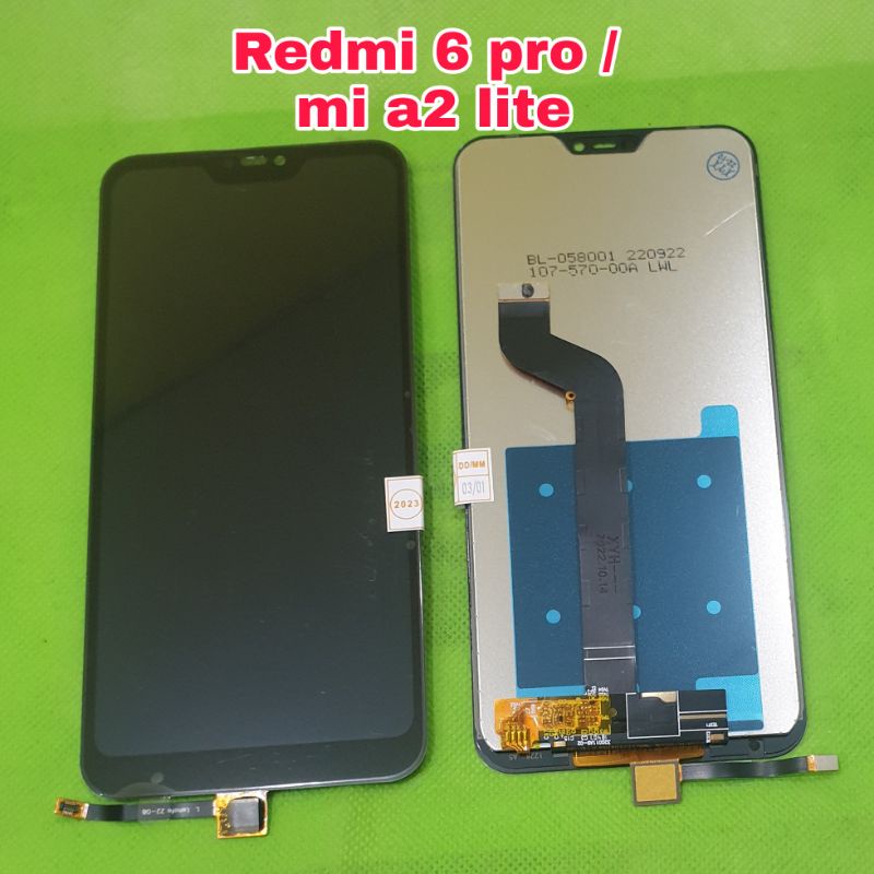 lcd ts touchscreen xiaomi redmi 6 pro / mi a2 lite