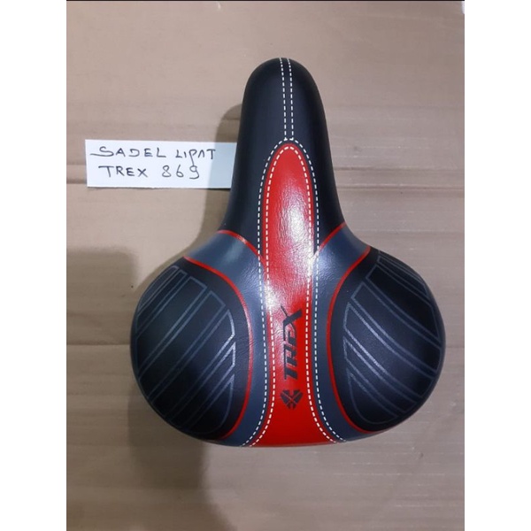 SADEL SEPEDA EMPUK NYAMAN SADDLE MODEL LEBAR MERK TREX 869 LEBAR MODEL PER BISA SEPEDA MINI BMX MTB LIPAT