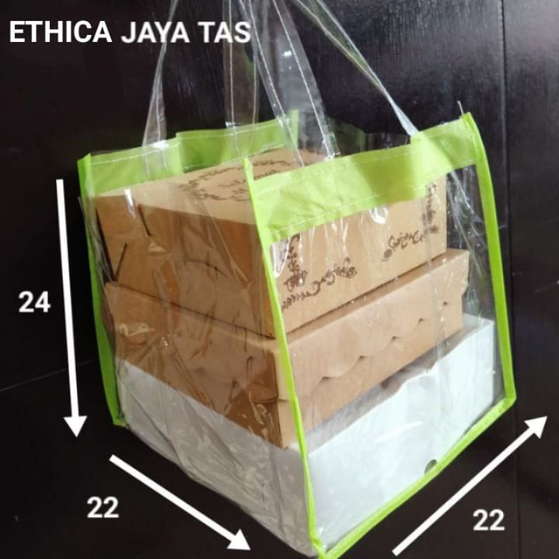 tas hajatan souvenir full mika 22x22