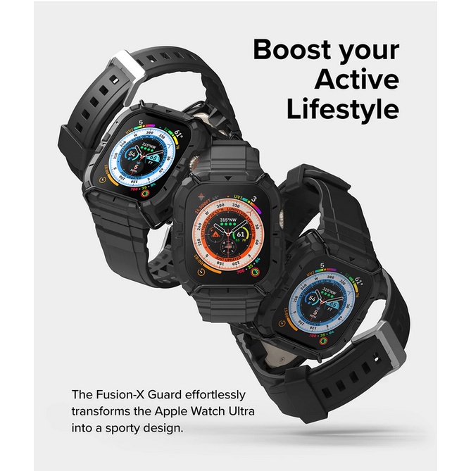Ringke Fusion-X Guard Apple Watch Ultra Case + Band Original Casing