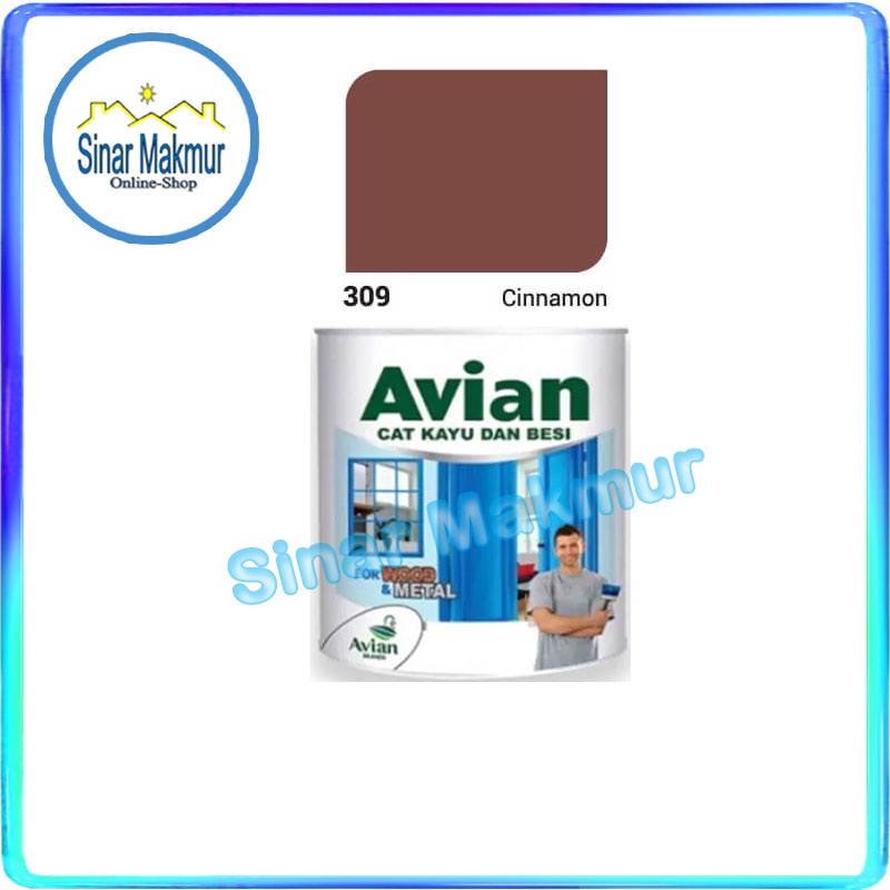 Cat Kayu Besi 100 CC 100 ML 309 Cinnamon (AVIAN)