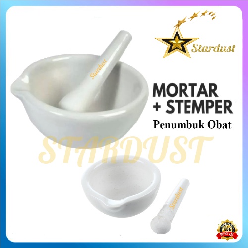 Mortar And Pestle 6 cm / 8 cm / 10 cm / 13 cm / 16 cm - Alat Penumbuk Obat 6 8 10 13 dan 16 cm - Lum