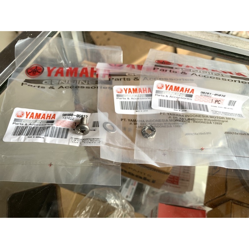 BAUT DAN RING COVER KNALPOT MIO SPORTY MIO LAMA ORIGINAL YGP