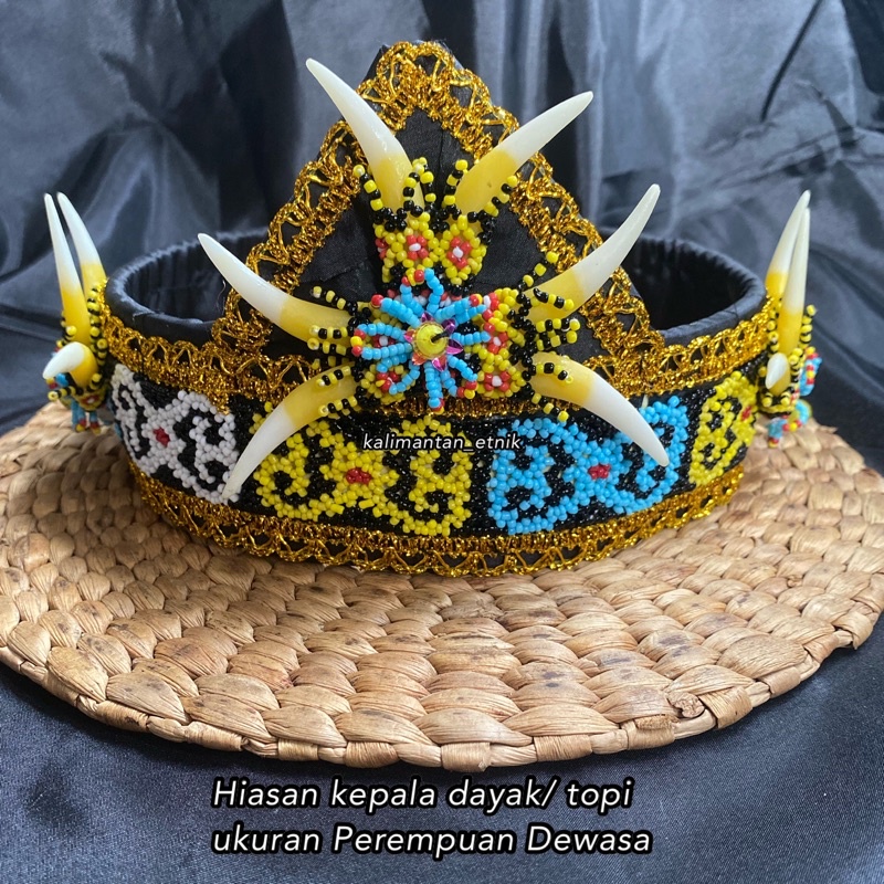 TOPI / HIASAN KEPALA TARI DAYAK WANITA DEWASA