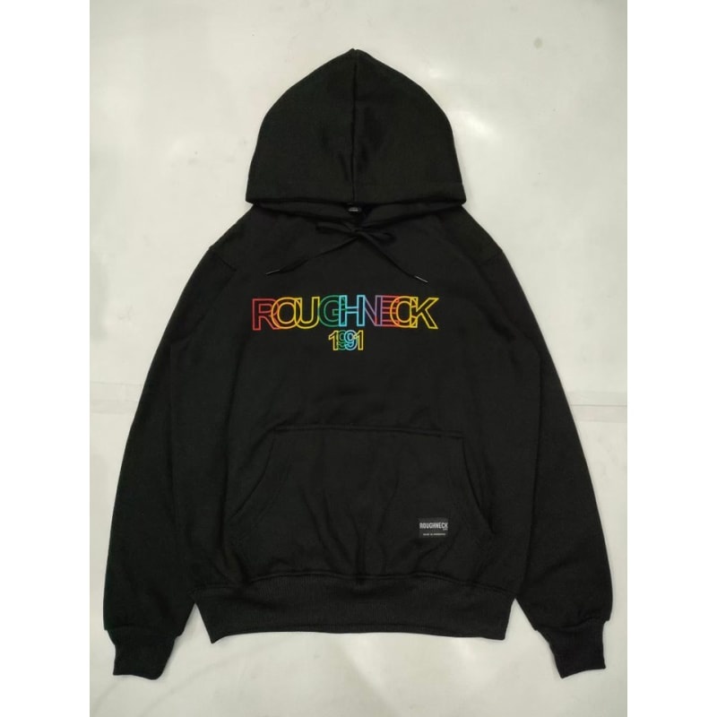 Jaket Hoodie Roughneck Hitam - Sweater Hoodie Roughneck Hitam Termurah