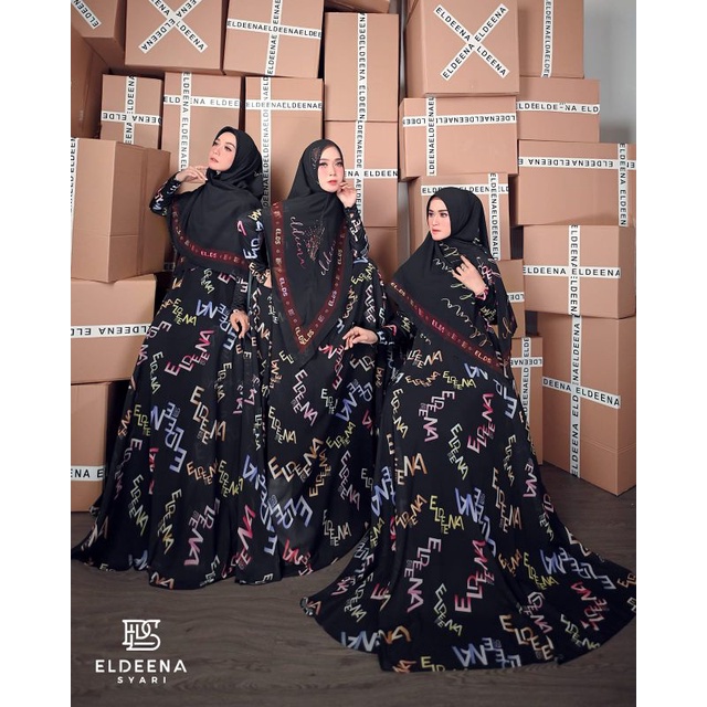 Kodedress Hannatia. FASHION SHOW PADUSI RAMO RAMO TAHAP II. Gamis Syari Original By eL.deena syari ©