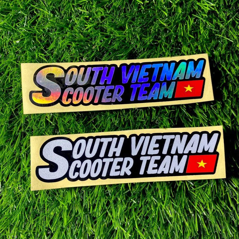 Sticker south vietnam scooter team cutting sticker timbul waterproof