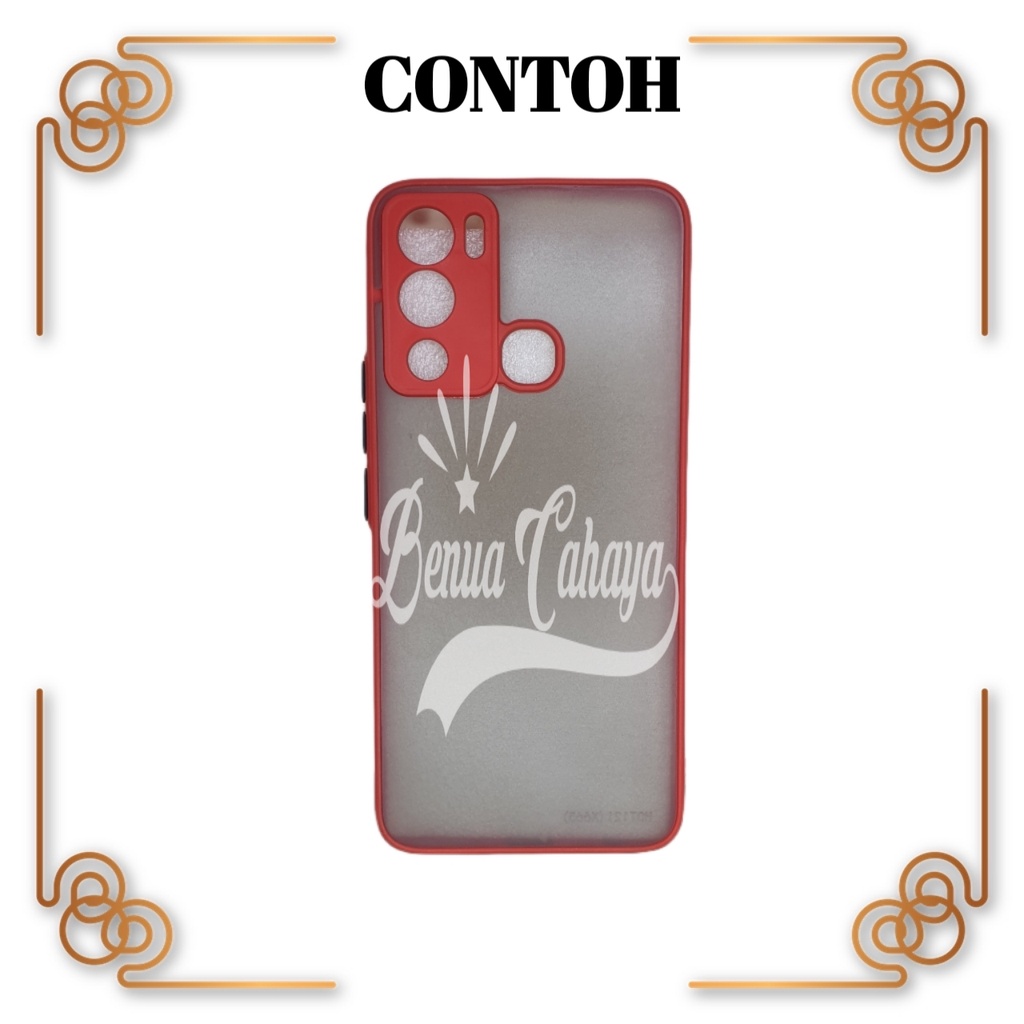 CASE MATTE OPPO A9 2020/A5 2020 MATE TRANSPARAN SLIM FUZE MAKARON