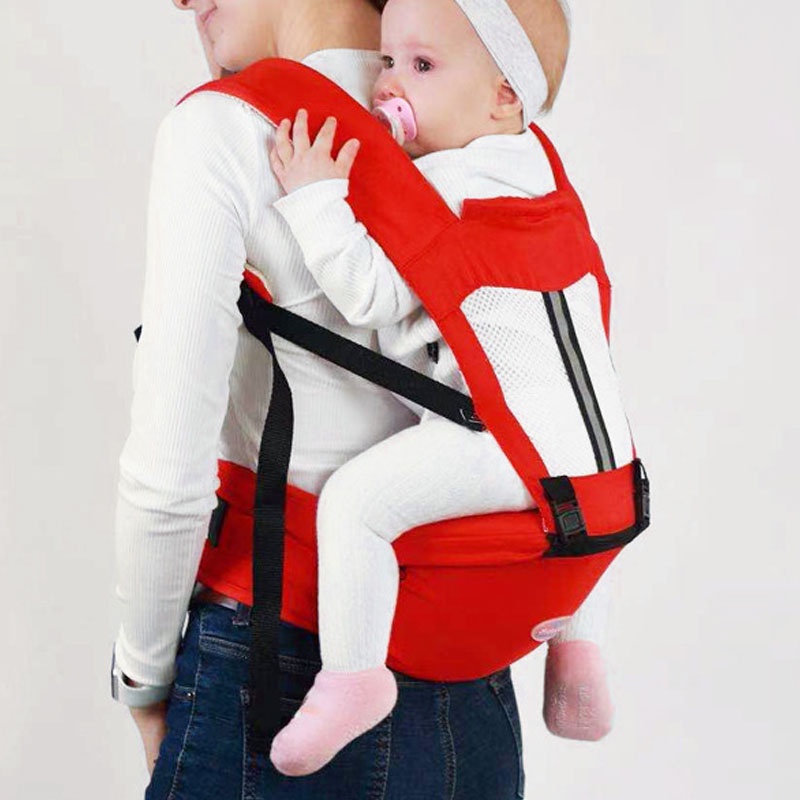 Baby Carrier Multi functional Breathable Double Shoulder Front Holding Baby Strap Bangku Pinggang Bayi