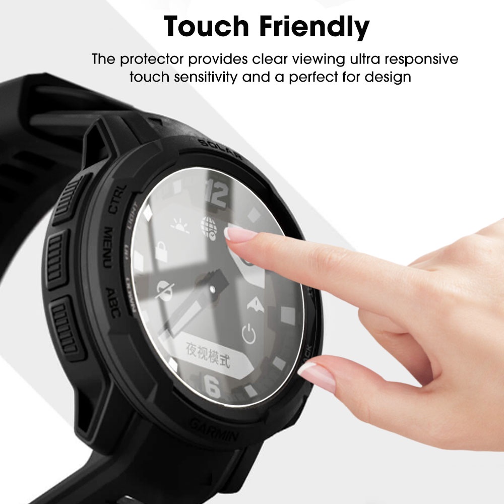 Garmin Instinct Crossover Tempered Film/HD Watch Film Untuk Garmin/Smart Watch Screen Protector/Kaca Film Anti Ledak/Aksesoris Jam Garmin