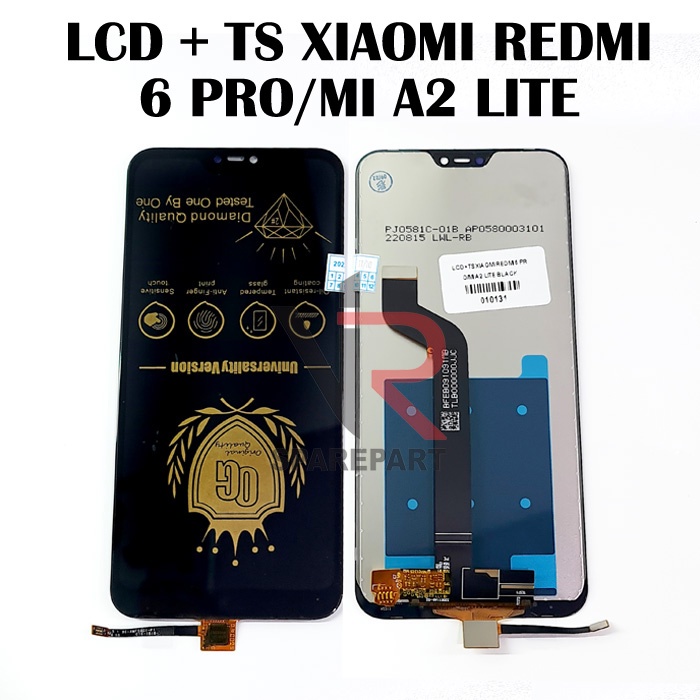 LCD XIAOMI REDMI 6 PRO / MI A2 LITE FULLSET TOUCHSCREEN