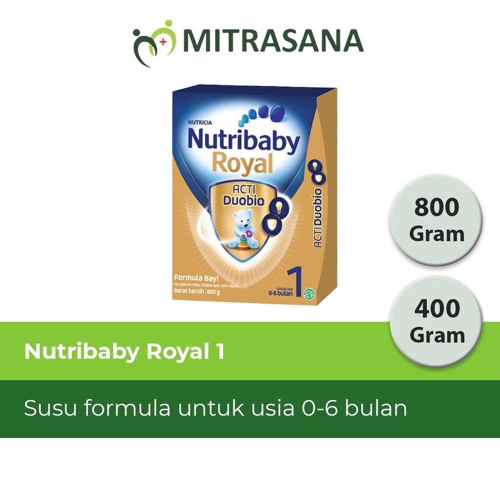 Nutribaby Royal 1 Formula Bayi Bubuk 400/800 gr