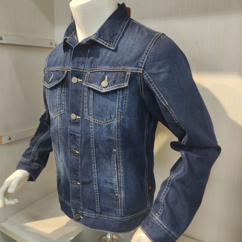 JAKET DENIM PRIA ORIGINAL MEREK EMBA JEANS
