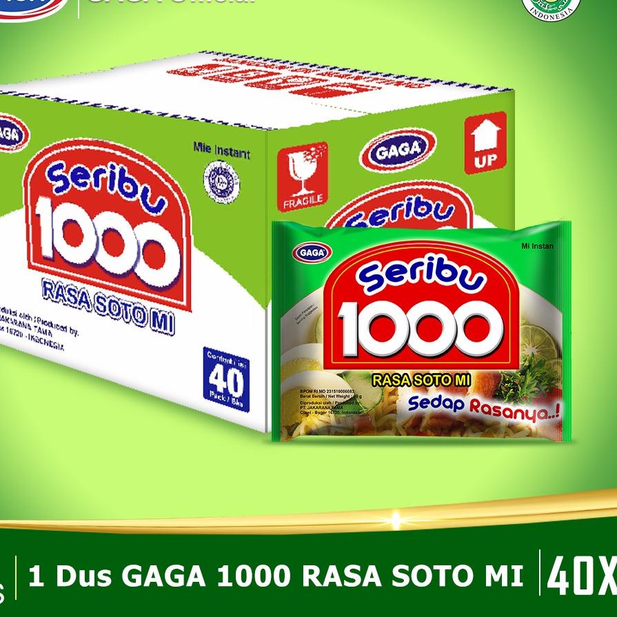 

PROMO[KI3]-GAGA 1000 Rasa Soto Mie (1 dus = 40 pcs Harga Grosir)
