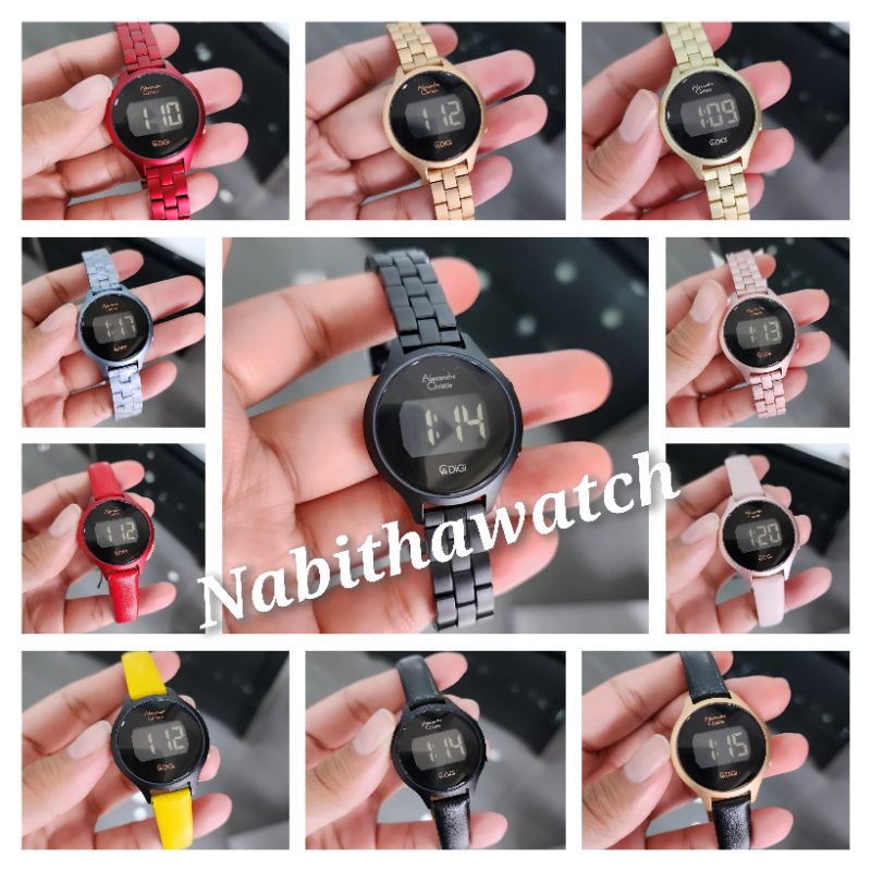 Jam Tangan Wanita Alexandre Christie Digi AC9379 New 9379 Original Garansi Resmi