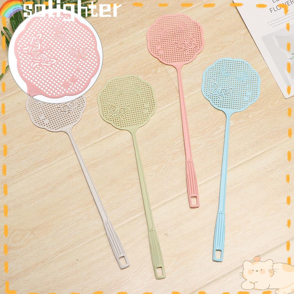 Solighter Fly Swatter Summer Pest Control Extendable Alat Fleksibel Plastik