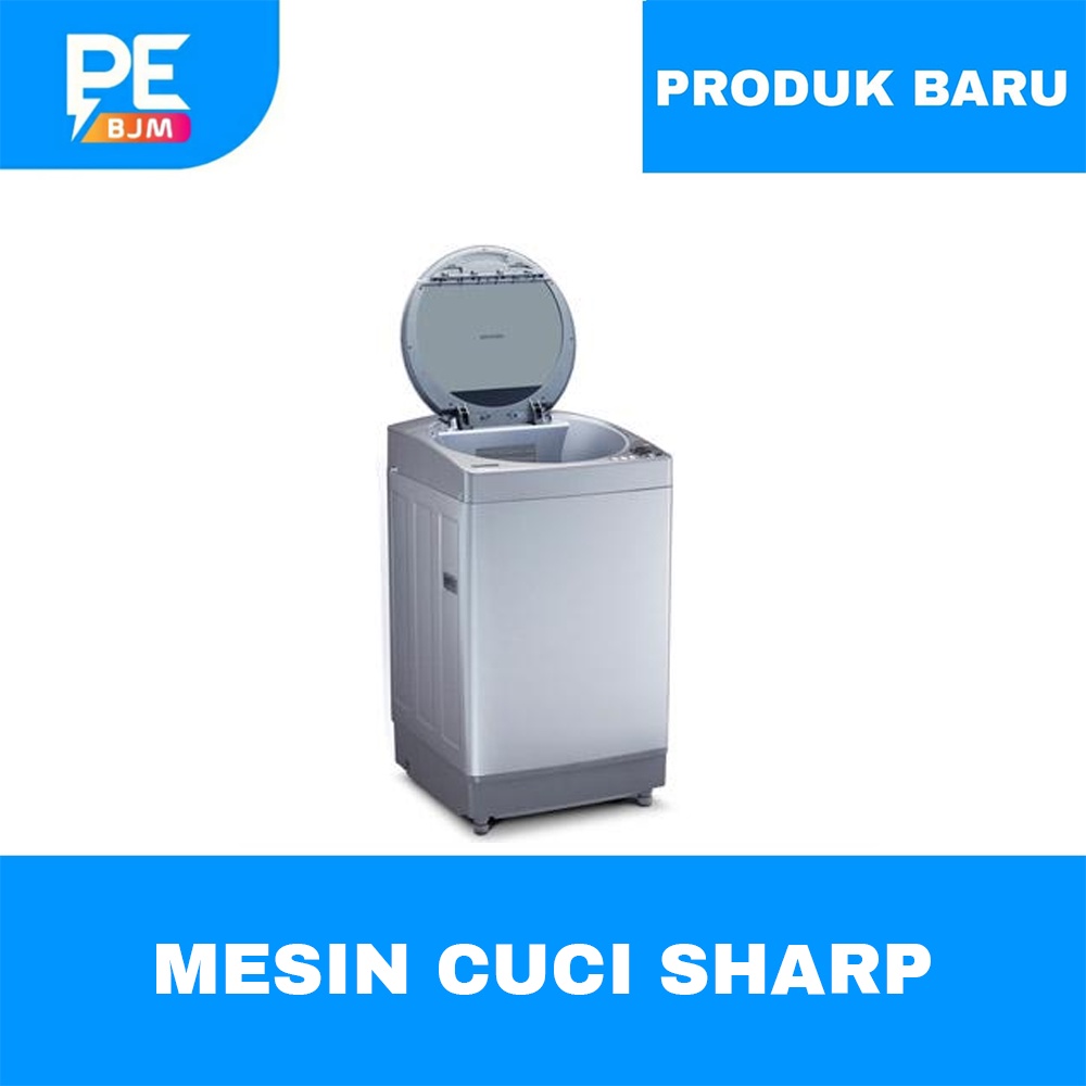 MESIN CUCI SHARP 10 KG TOP LOADING MEGAMOUTH SERIES ES-M1008T-SAK