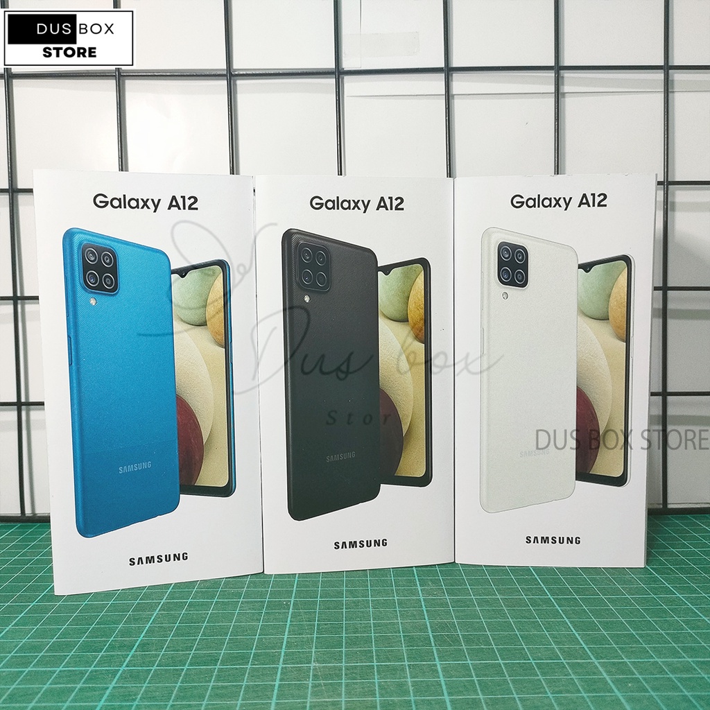 DUS BOX SAMSUNG A12 TAMPILAN BARU -FREE STICKER DAN FULLSET- BOX SAMSUNG
