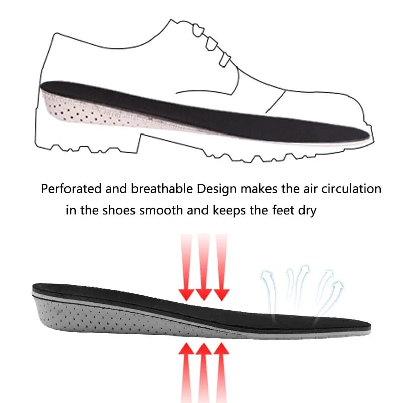 ALAS PENINGGI BADAN SOL DALAM SEPATU PRIA DAN WANITA INSOLE EMPUK