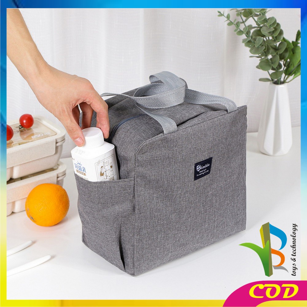 RB-T43 Tas Bekal Lunch Cooler Bag Box Anti Air Makanan Alumunium Foil / Tas Kotak Makanan / Lunch Bag / Tote Bag Bekal