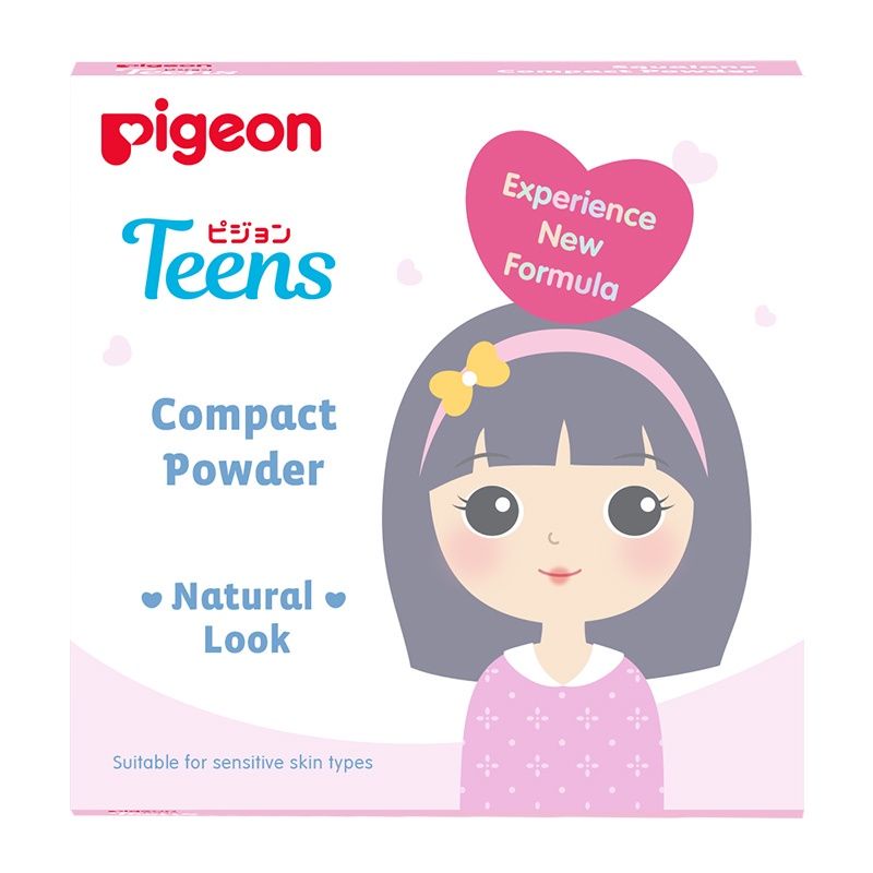 PIGEON TEENS REMAJA Paket Ekonomis - 3pcs (Bedak 14gr, Facial Foam 40gr, Moisturizer 20gr)
