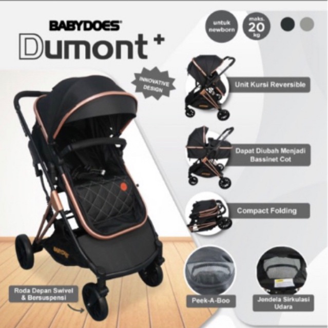 Baby Does Stroller Dumont+ CH-JB 4143 / Kereta Dorong Bayi / Stroller Bayi Dumont+ CH-JB 4143