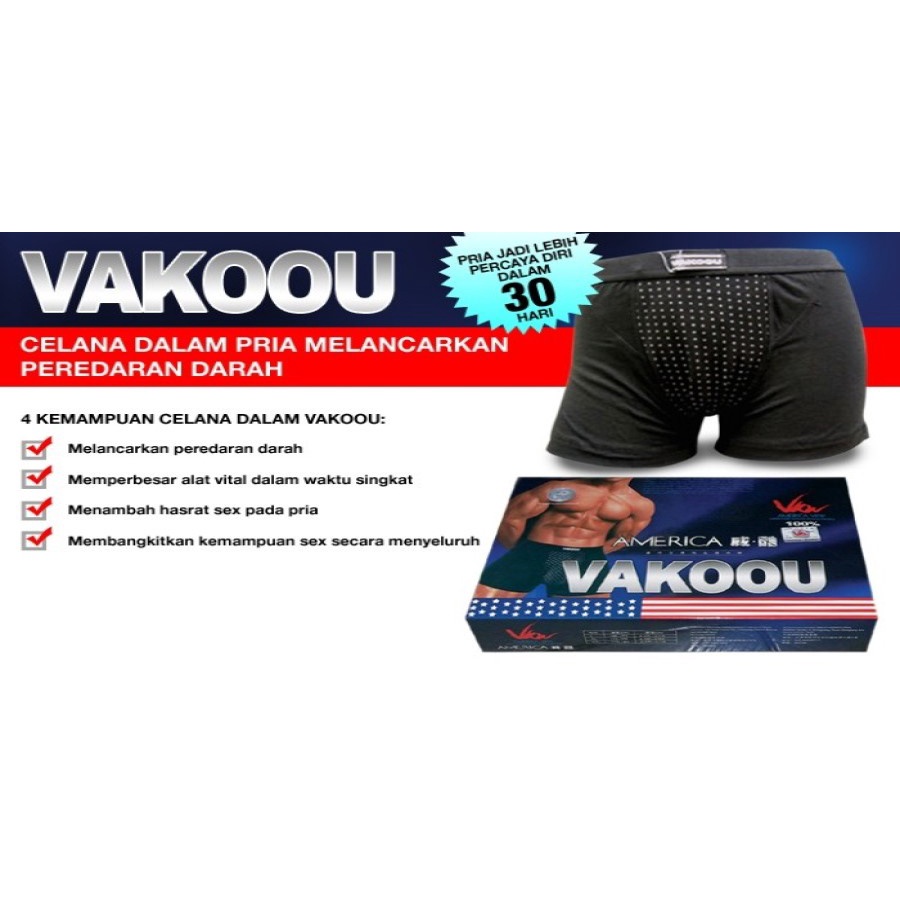 [COD] Celana Dalam Boxer Magnet Terapi Pembesar Mr P Kesehatan Pria Dewasa Vakoou ORI Terbukti Ampuh