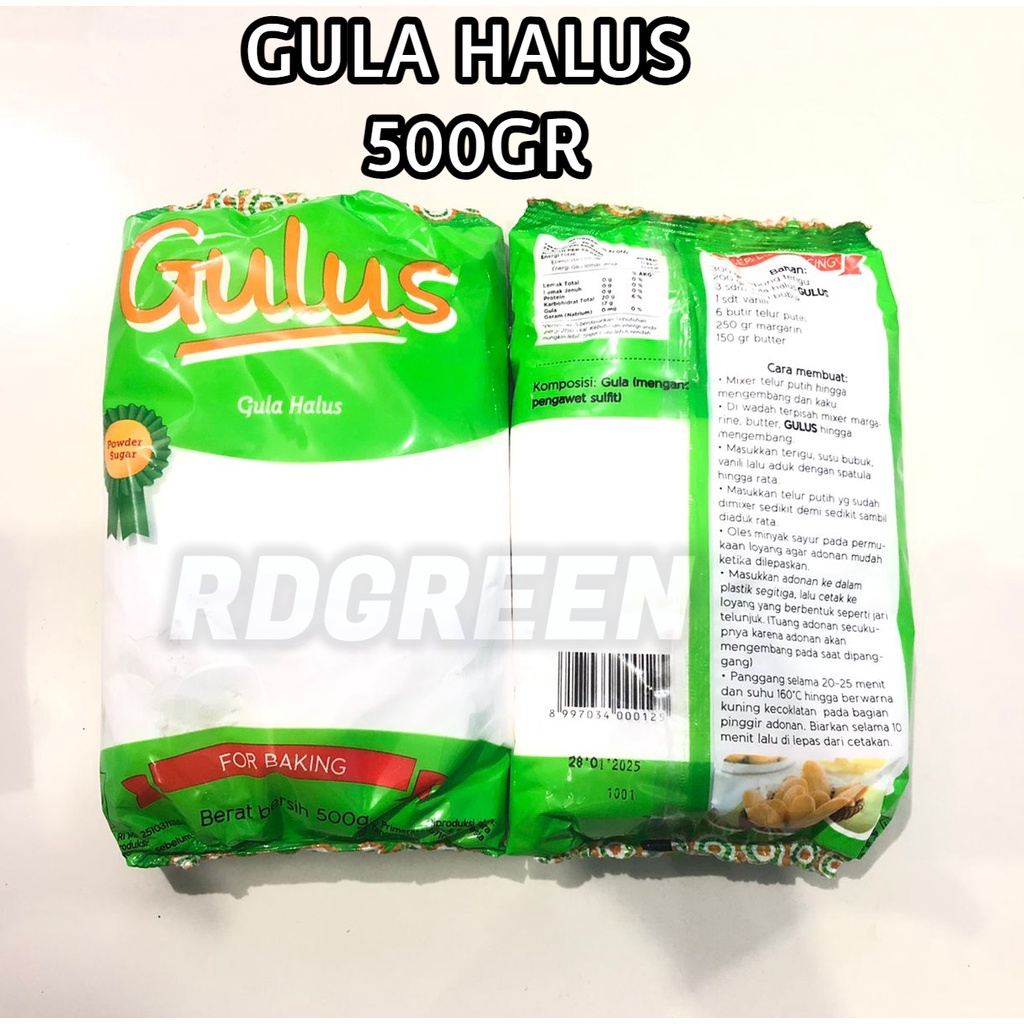 

GULUS Gula Halus 500gram Premium for Baking gula halus 500gr gulahalus 500gram sugar halus 500gr premium for baking