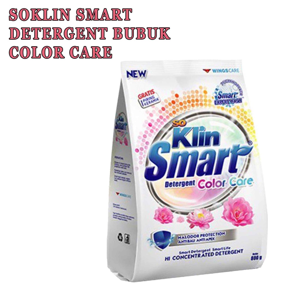 So Klin 725g* Deterjen Bubuk* So Klin Smart* Color Care So Klin