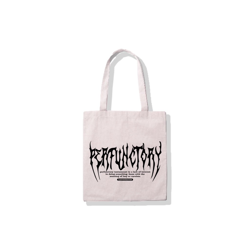 Tote Bag Lazyscratch Peafunctory - Totebag Belacu premium