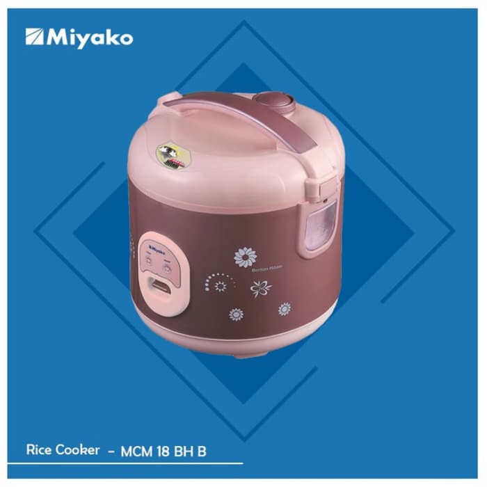 Magic Com Miyako MCM 18 BH  1.8 Liter Panci Berilian Hitam