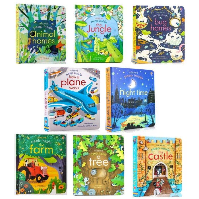 

buku cerita anak usborne peep inside