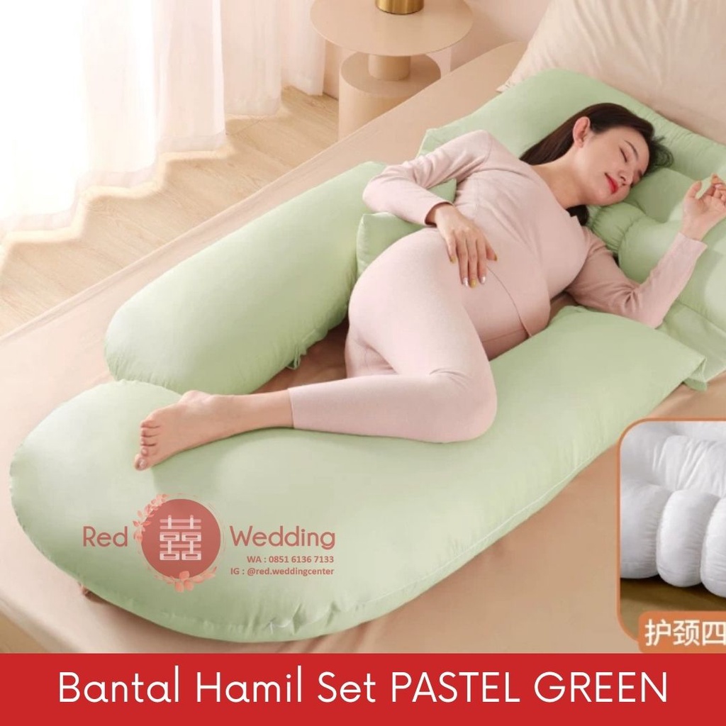 SET BANTAL HAMIL Maternity Pillow Design Ergonomis Nyaman Sarung dapat di lepas