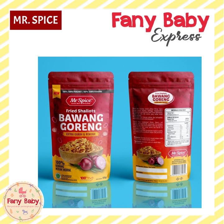 MR. SPICE BAWANG GORENG POUCH 100GR