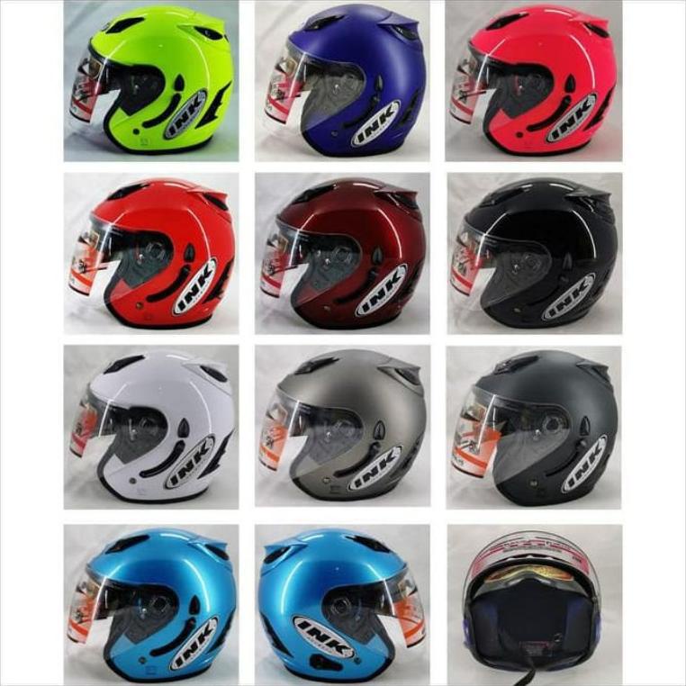 Disk0N Helm Ink Centro Doble Kaca Double Visor Original Fnk Sni