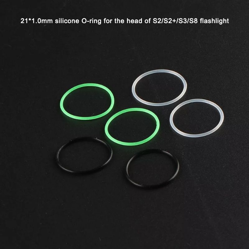 Silicone O-Ring 21*1.0mm Untuk Kepala Senter Convoy S2 S2+ S3 S8 S15