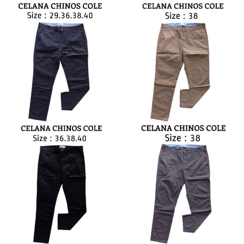 Celana Panjang Chinos Cole Dewasa