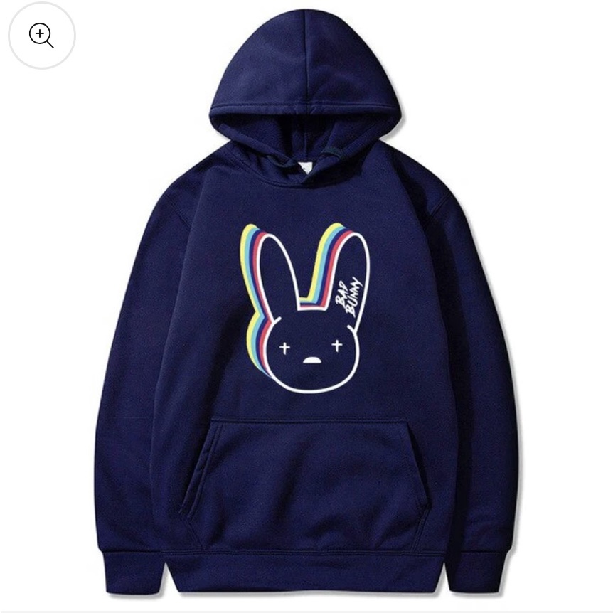 Bad Bunny Jumper Hoodie II Sweater Hoodie Trendy II Sweter Oblong Topi Sz M - XL Anak &amp; Dewasa ( Pria &amp; Wanita )